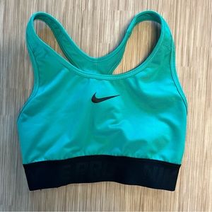 Nike Aqua Blue bra small